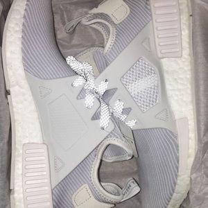 Adidas nmd light grey/white